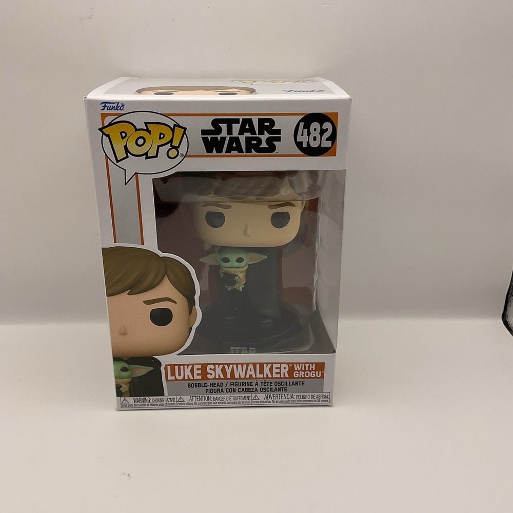 Funko Pop (482) Luke Skywalker with Grogu Star Wars Mandalorian